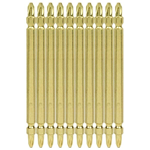 乐天商城 - SK11 GOLDスリムビット +NO.2 全長110mm（10本組） SGS10-110 藤原産業