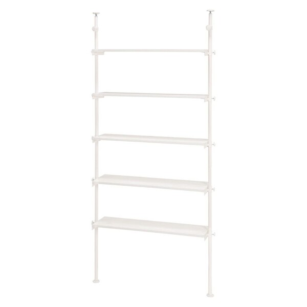 HAGIHARA(萩原) 突っ張りラック(ホワイト・幅90×奥行24×高さ187〜264cm) KTR-3156SW [KTR3156SW](3.0)