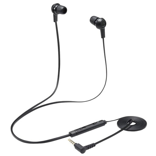 エレコム カナル 両耳 インナーイヤー型ヘッドセット(ブラック) ミュートスイッチ付 4極φ3.5mm 変換ケーブル付 HS-EP17TBK エレコム カナル 両耳 インナーイヤー型ヘッドセット(ブラック) ミュートスイッチ付 4極φ3.5mm 変換ケーブル付 HS-EP17TBK