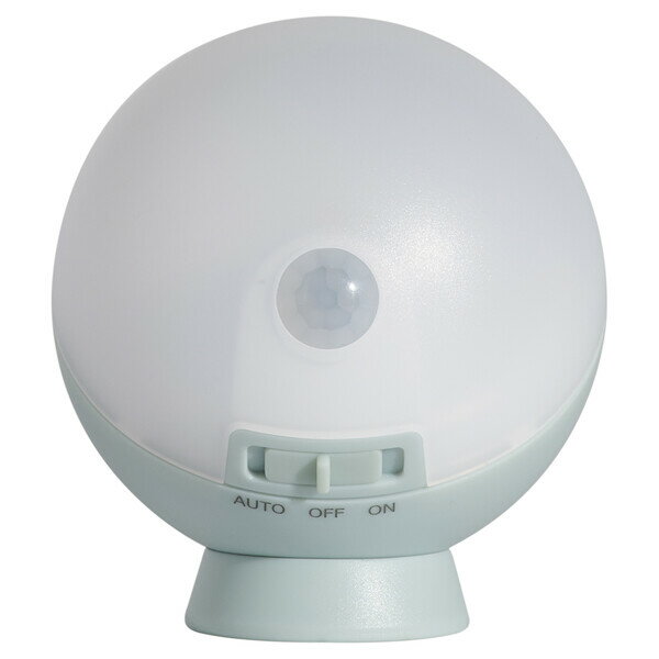 ムサシ てのりまんまるセンサーライト　グレイッシュブルー WSL-001GB musashi [WSL001GB]