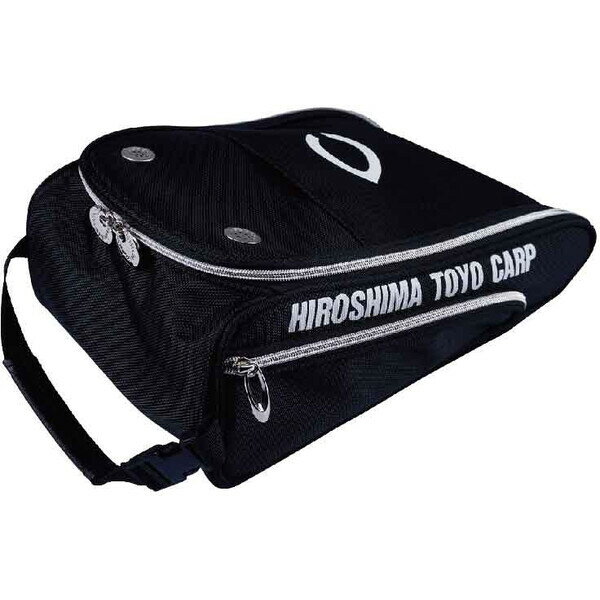 HCSC-0547-BK レザックス 広島東洋カープ シューズケース ブラック HIROSHIMA Toyo Carp