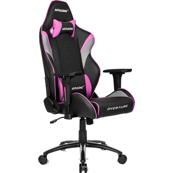 AKRacing（エーケーレーシング） ゲーミング オフィスチェア（ピンク） AKレーシング Overture Gaming Chair AKR-OVERTURE-PINK