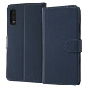 レイアウト Xperia Ace II(SO-41B)用 耐衝撃 ハイブリッドケース 手帳型ケース マグネット スリープ(ダークネイビ) RT-RXPAM2ELC3/DN(2)
