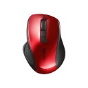 バッファロー Bluetooth5.0対応 BlueLED 5ボタンマウス(レッド) BUFFALO BSMBB300RD