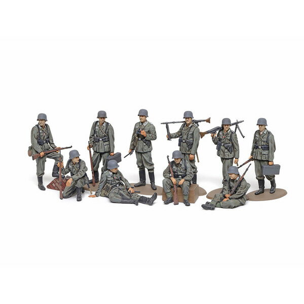 タミヤ 1/48 WWII ドイツ歩兵セット【32602】 プラモデル