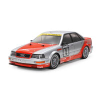 タミヤ 1/10 電動RCカー組立キット 1992 アウディ V8 ツーリング (TT-02シャーシ) ...