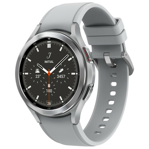 サムスン スマートウォッチ サムスン 【国内正規品】SAMSUNG Galaxy Watch4 Classic 46mm/Silver スマートウォッチ（シルバー） SM-R890NZSAXJP [SMR890NZSAXJP]【返品種別A】