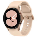 サムスン 【国内正規品】SAMSUNG Galaxy Watch4 40mm/Pink Gold スマートウォッチ（ピンクゴールド） SM-R860NZDAXJP SMR860NZDAXJP 【返品種別A】