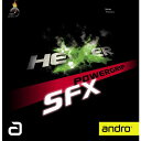 AND-112295-BK-1.9 andro(アンドロ) 卓球ラバー HEXER POWER GRIP SFX(ヘキサーパワーグリップ エスエフエックス)テン...