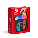 任天堂 Nintendo Switch 本体（有機ELモデル）【Joy-Con(L) ネオンブルー/(R) ネオンレッド】 [HEG-S-KABAA NSWホンタイネオン ユウキELモデル]･･･