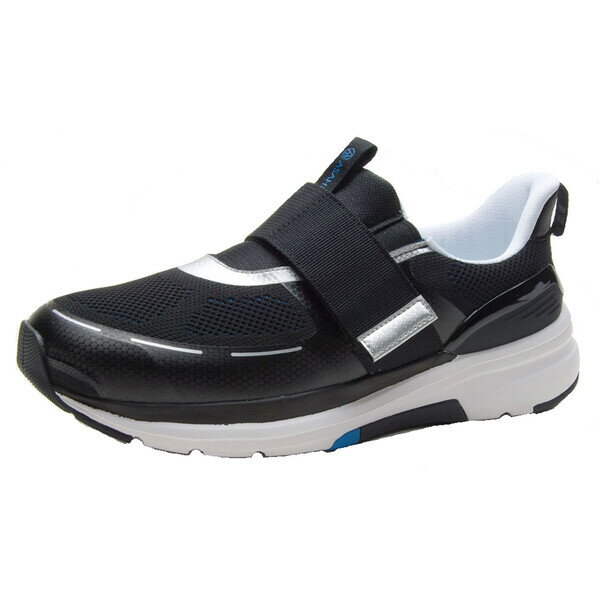 アサヒシューズ 紳士・婦人 ウォーキングシューズ（ブラック・22.5cm） AFC002BK225 アサヒフットケア AFC002 男女兼用 KF72112 面ファスナー