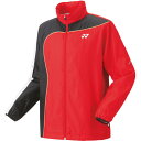 YO-70081-496-S ヨネックス 裏地付ウィンドウォーマーシャツ(サンセットレッド・サイズ:S) YONEX ユニセックス