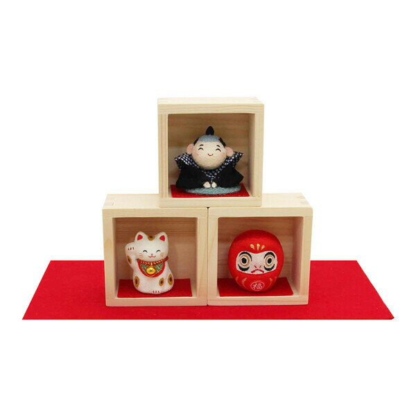 京都 リュウコドウ ミニ福枡縁起飾り(三福) 011-0324 迎春 縁起物 正月飾り 開運グッズ  ...