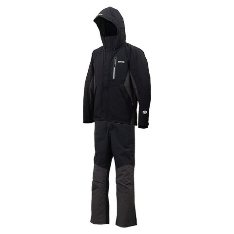 SBR-043_M(ブラックホワイト) パズデザイン BSウォームレインスーツ3 Mサイズ(ブラックホワイト) Pazdesign BS WARM RAIN SUIT III