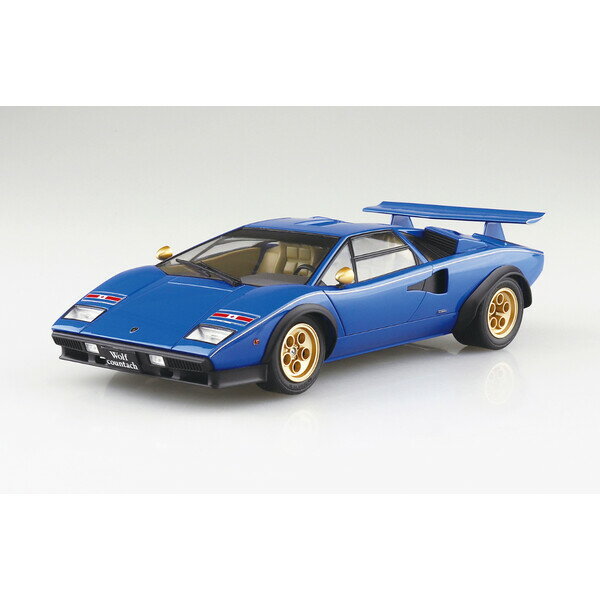 アオシマ 1/24 ザ・スーパーカー No.18 ’76 ウルフ・カウンタック Ver.2【63835】 プラモデル