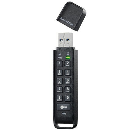 アイ・オー・データ機器|I-O DATA USB 3.2 Gen 1(USB 3.0)対応 パスワードボタン付き セキュリティUSBメモリー 32G ED-HB3/32G アイ・オー・データ機器|I-O DATA USB 3.2 Gen 1(USB 3.0)対応 パスワードボタン付き セキュリティUSBメモリー 32G ED-HB3/32G