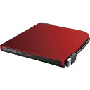 バッファロー|BUFFALO USB 3.2(Gen 1)対応 ポータブルブルーレイドライブ(レッド) BRXL-PTV6U3-RDB