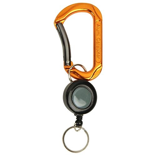 【返品種別B】□「返品種別」について詳しくはこちら□◆アルミカラビナと邪魔にならない伸縮式キーリールのセット◆アルミのカラビナと邪魔にならない伸縮式のキーリールをセットにしました■　仕　様　■色：オレンジカラビナ材質：アルミ[SAC80KR...