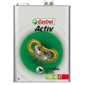 ACTIVE4T_10-40_4 JXg[ ACTIV 4Ti10W-40 4Lj CASTROL