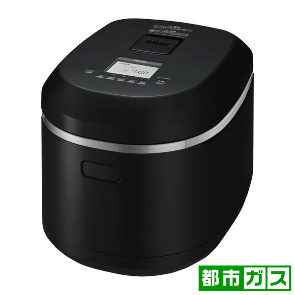 Rice Cookers - リンナイ タイマー付ガス炊飯器（1.1升炊き）　マットブラック【都市ガス12A13A用】 RR-100MTT(MB)-13A Rinnai　直火匠 炊飯器　1.1升 [RR100MTTMB13A]