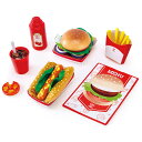 HAPE ハンバーガー&ホットドッグセット【E3160】 ままごとあそび
