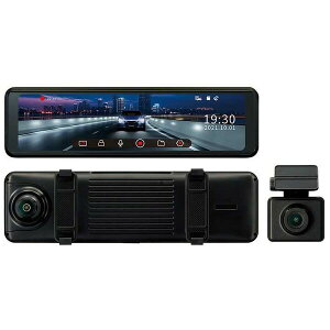 DRV-EM3700 ケンウッド 10型IPS液晶搭載デジタルルームミラー型2カメラドライブレコーダー KENWOOD ミラレコ