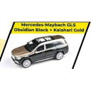 PARA64 1/64 メルセデス マイバッハ GLS オブシディアンブラック / カラハリゴールド RHD【PA-65303】 ミニカー