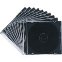 サンワサプライ Blu-ray・DVD・CDケース(スリムタイプ・10枚セット・ブラック) FCD-PU10MBKN