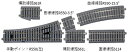 ［鉄道模型］カトー (HO) 2-852 手動ポイントR550(左)