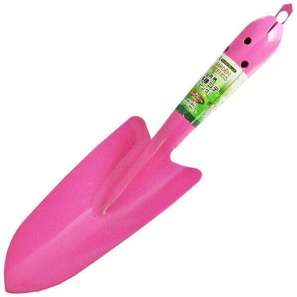 ガーデンフレンズ 共柄移植コテ 補強付 太(ピンク) 33456GARDEN FRIENDS