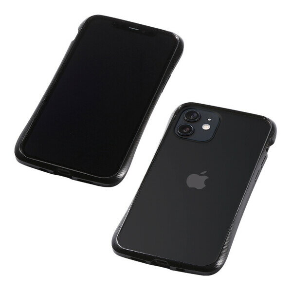 ディーフ iPhone 12 mini（5.4インチ）用 CLEAVE Aluminum Bumper（ブラック） DCB-IPCL20SABK