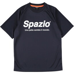 FEL-GE0782-21-140 スパッツィオ サッカー・フットサル用　トレーニングシャツ　半袖（ネイビー・サイズ：140cm） Spazio　ジュニア用　プラシャツ