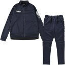 FEL-GE0779-21-M スパッツィオ トレーニングウェア 上下セット(ネイビー・サイズ:M) Spazio ユニセックス ジャージ セットアップ