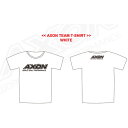 AXON AXON TEAM T-SHIRT WHITE (XL size) 【AC-WT-003】