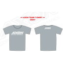 AXON AXON TEAM T-SHIRT GRAY (XL size) 【AC-WT-006】