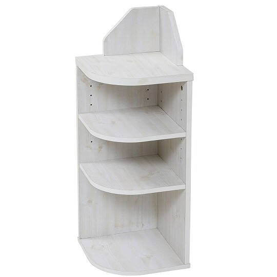 JK-PLAN(ジェイケイ・プラン) カウンター下収納コーナーラック(ホワイト) FLL-0064-WH リュッカランド(..