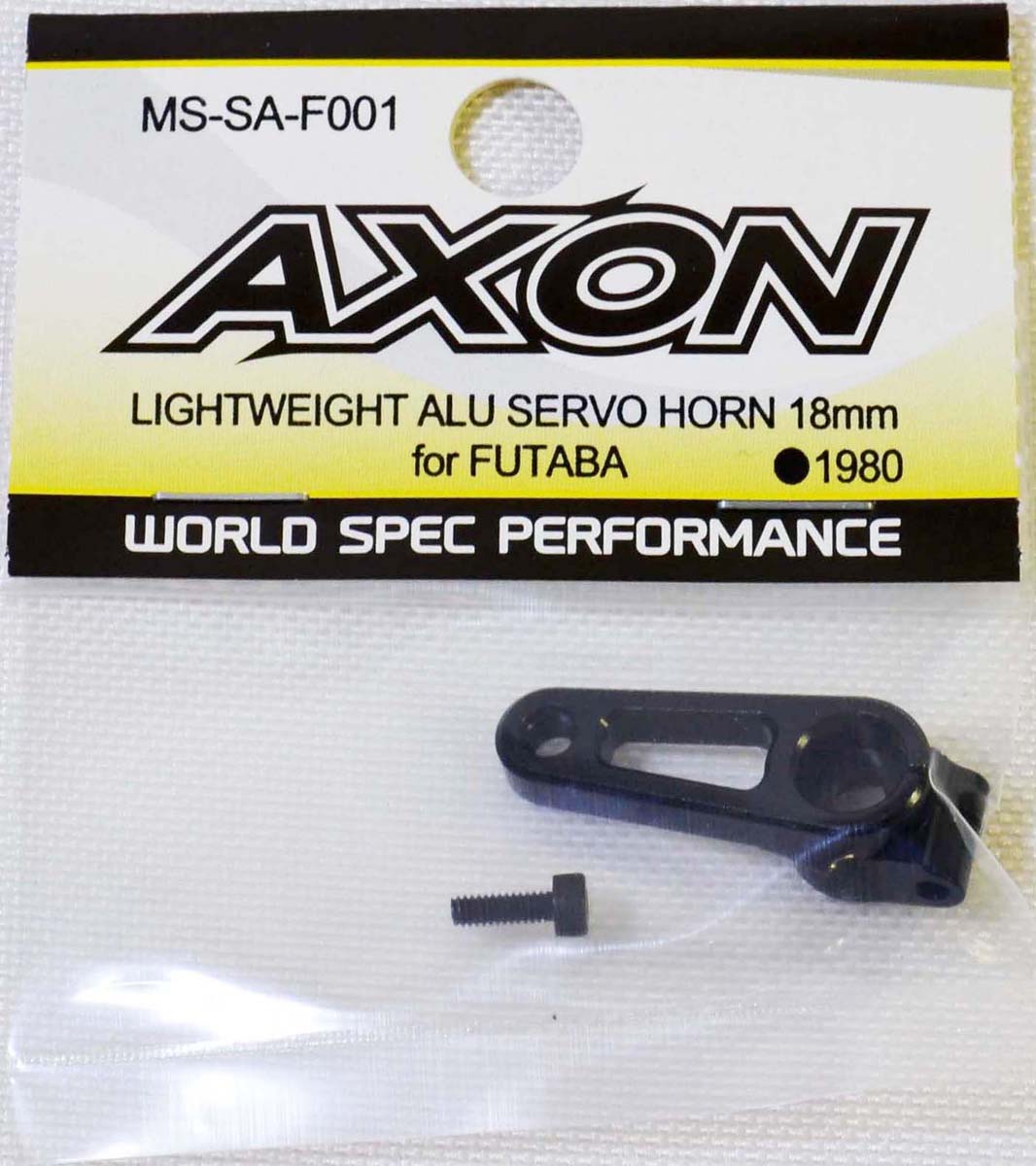 【返品種別B】□「返品種別」について詳しくはこちら□※画像はイメージです。実際の商品とは異なる場合がございます。【商品紹介】AXON LIGHTWEIGHT ALU SERVO HORN 18mm for FUTABAです。ワンランク上の最...