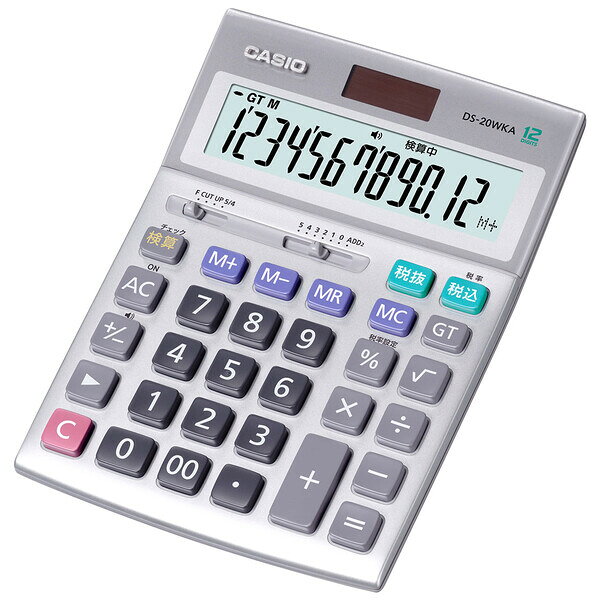 カシオ 10桁本格実務電卓デスクタイプ　検算機能付き 検算機能つき実務電卓 DS-10WKA-N