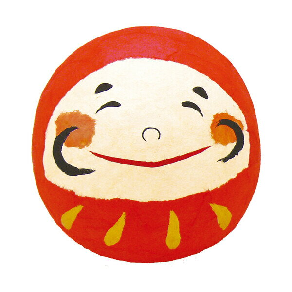 京都 リュウコドウ ちぎり和紙 大福だるま 006-0499 [0060499ダルマ]