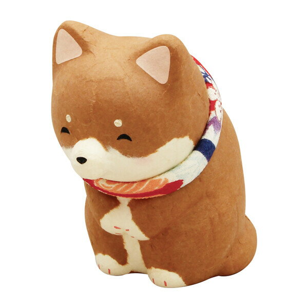 京都 リュウコドウ ちぎり和紙 柴犬こんにちわん！(茶) 006-1045B [0061045Bリユウコシバ]