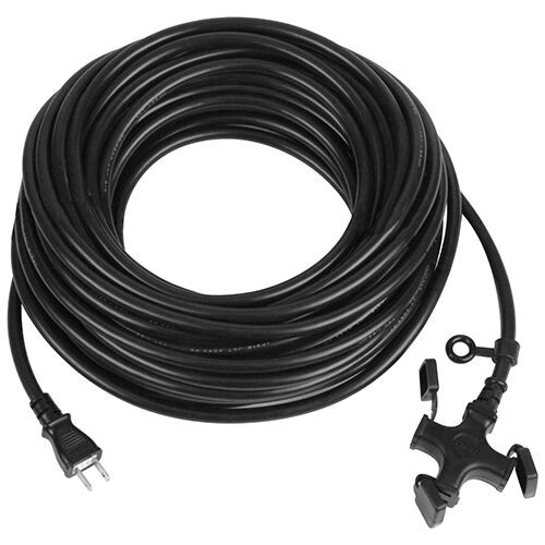 KM10-20(KOWA) 宏和工業 ソフトタイプ延長コード 20m 15A 2P 3口(ブラック) KOWA 電源コード