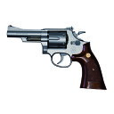 クラウンモデル ホップアップエアリボルバー S＆W M66.357マグナム 4インチ ウッドタイプグリップ エアガン