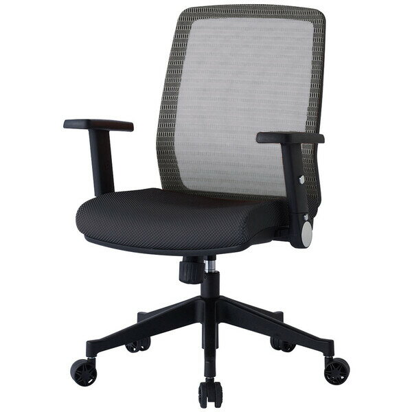 コイズミ 書斎用チェア 肘付き（シルバー） JG4303SV KOIZUMI [JG4303SV]