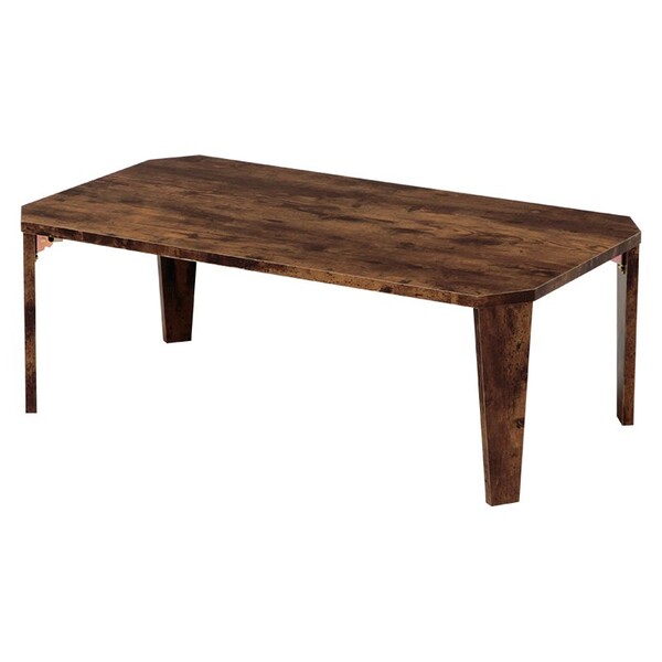 HAGIHARA(萩原) 折れ脚テーブル(ブラウン・幅90×奥行50×高さ32(7)cm) MT-6861BR [MT6861BR]