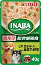 いなばパウチ とりささみ&緑黄色野菜 40g INABA いなばペットフード INABAトリササミ&ヤサイ40G