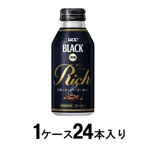 UCC RICH BLACK無糖 R缶 375g×24本