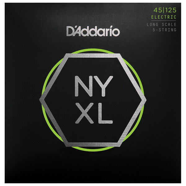 ダダリオ エレキベース弦（Long Scale Lt Top / Med Btm 5-String） NYXL45125 D'Addario　NYXL
