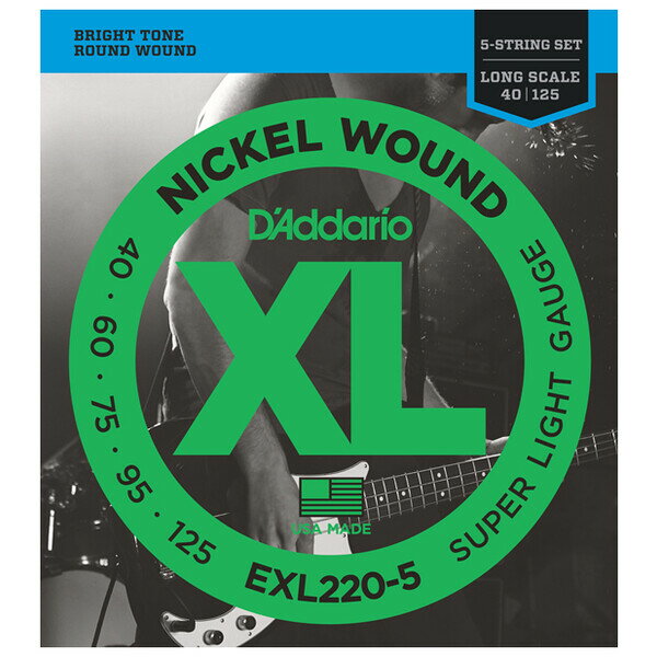 EXL220-5 ꥪ 쥭١5-String/Long D'AddarioXL NICKEL