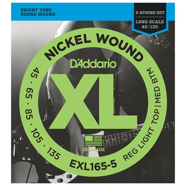 EXL165-5 ꥪ 쥭١5-String/Long D'AddarioXL NICKEL