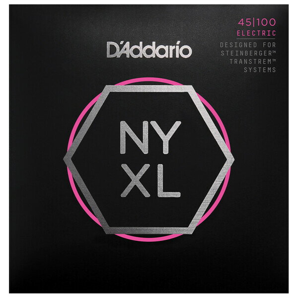 NYXLS45100 ダダリオ エレキベース弦（Long ScaleRegular LightDouble Ball End） D 039 Addario NYXL Steinberger 専用弦